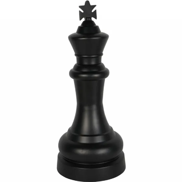 Decorative King in Black Finish