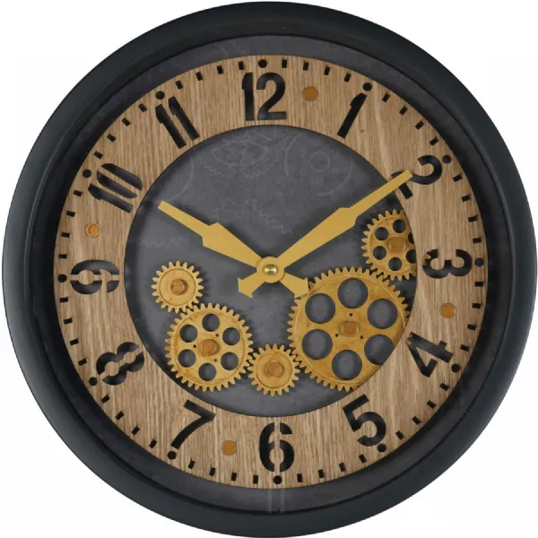 Palladium Mini Dials Clock Black 32.8cm
