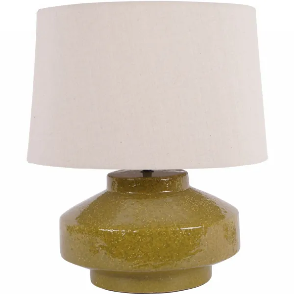 San Sebastian Terracotta Table Lamp Green