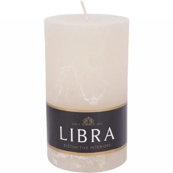 Natural Rustica Pillar Candle 7x12cm Ivory