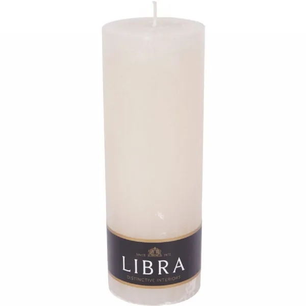 Natural Rustica Pillar Candle 7x19cm Ivory
