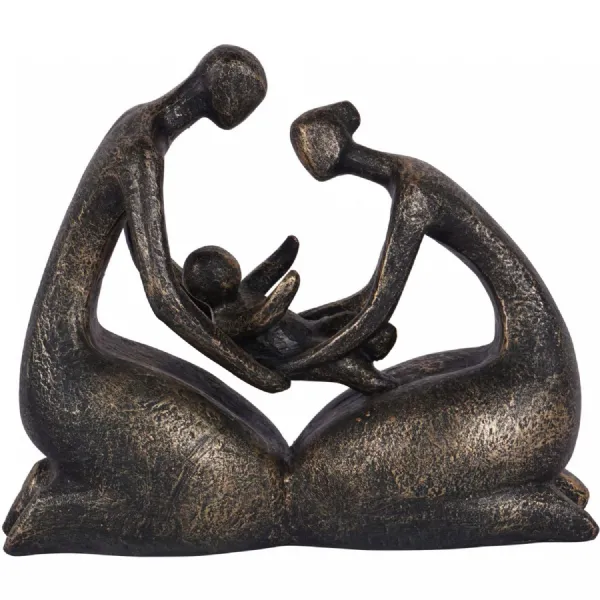 Caring Family Sculpture