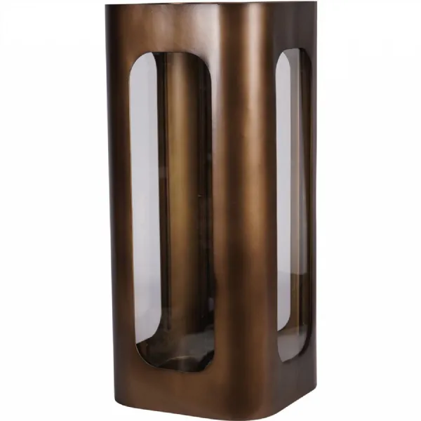 Thorpe Metal and Glass Hurricane Medium 53cm