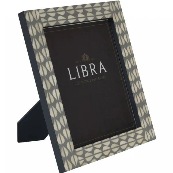 Burgess Bone Inlay Photo Frame 8x10 Grey, White