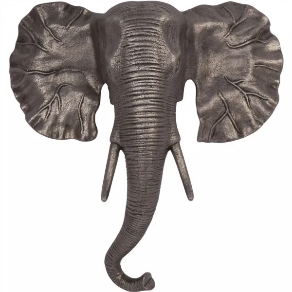 Kariba Cast Aluminium Elephant Wall Art