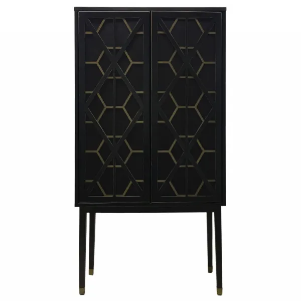 Reeno Fretwork Bar Cabinet