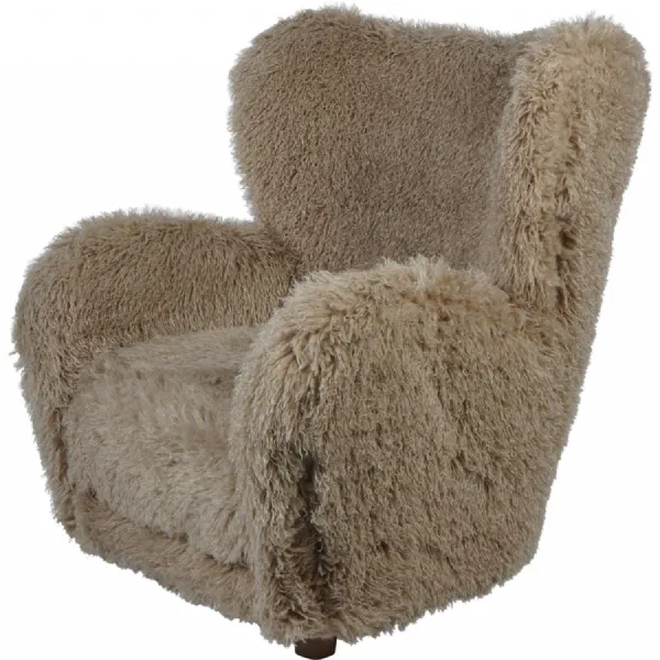 Wallace Faux Sheepskin Armchair Chair