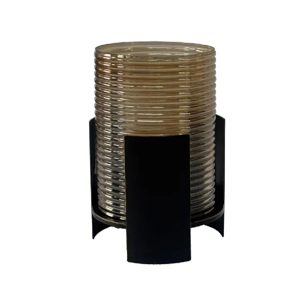 Belvedere Black Ribbed Hurricane S Brown