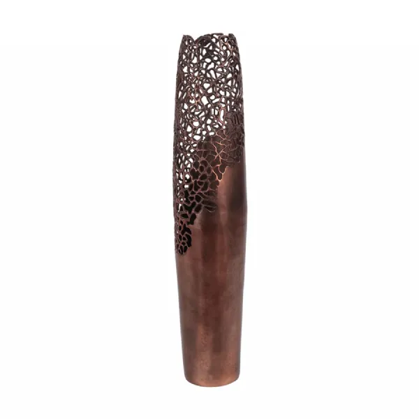 Apo Coral Raw Bronze Large Vase