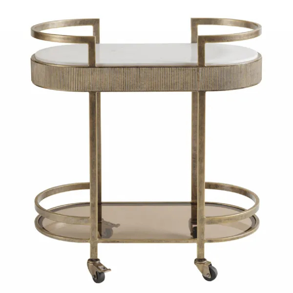 Belvedere Aged Gold Drinks Trolley