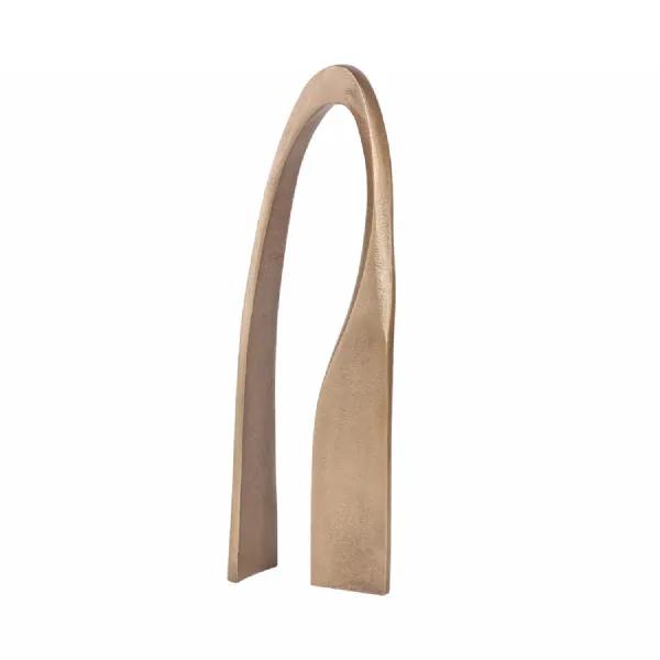 Arch Antique Aluminium Sculpture 46cm Antique Brass
