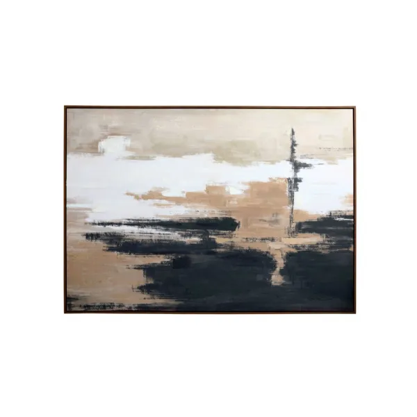Sable Rise Hand Embellished Framed Canvas Wall Art 100x140cm