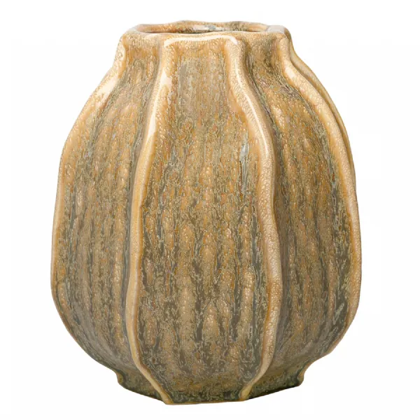 Colston Reactive Glaze Vase Medium Cream