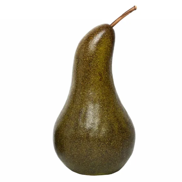 Conference Ceramic Pear Tall Brown, Green