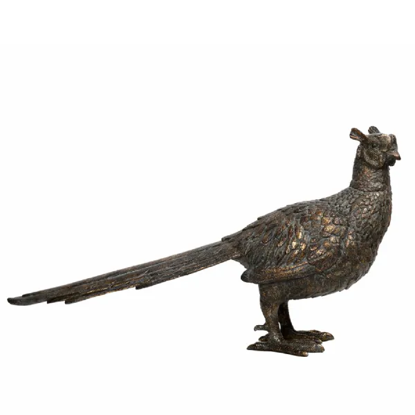 Philly Pheasant Sculpture Gold