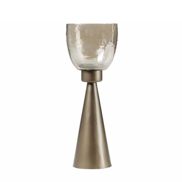 Southbourne Smoked Gold Hurricane Small 37cm