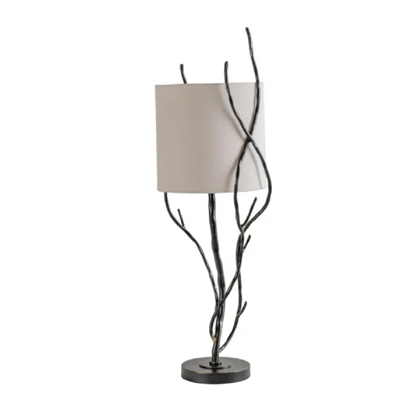 Ember Iron Table Lamp 70cm Black, Bronze