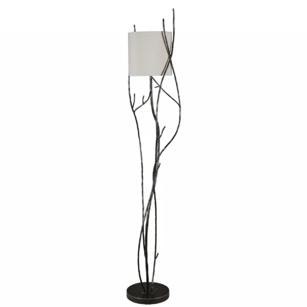 Ember Iron Floor Lamp 150cm Black, Bronze