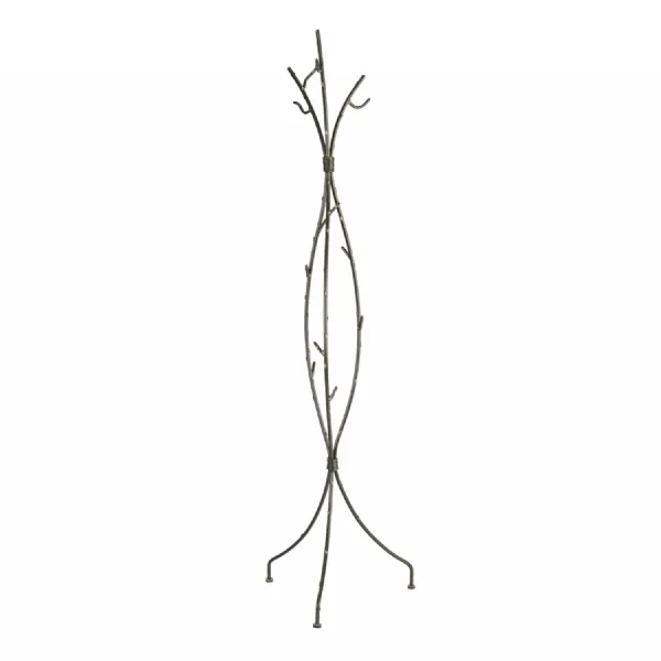 Ember Iron Coat Rack 175cm Black, Bronze