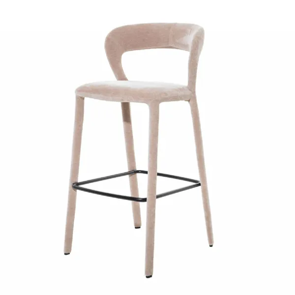 Cruise Upholstered Bar Stool Taupe Neutral, Taupe