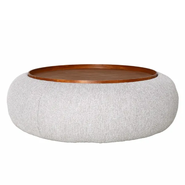 Gensen Ottoman in Oatmeal Large 100cm Cream
