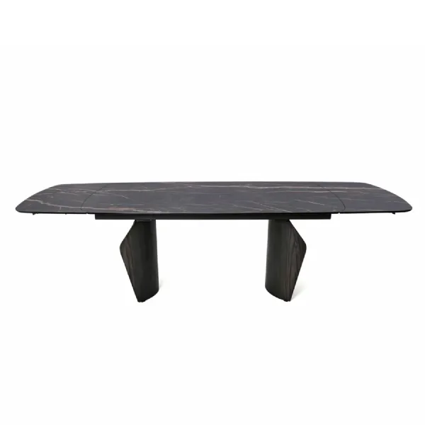 Branwick Extendable Dining Table Deep Charcoal