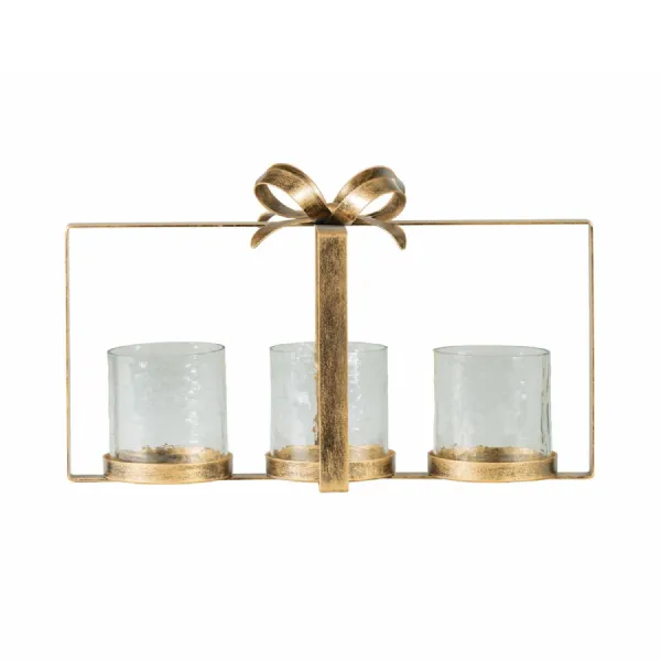 Bow 3 Light Glass Hurricane