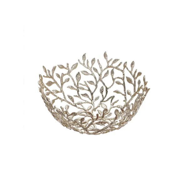 Floret Champagne Gold Brass Bowl