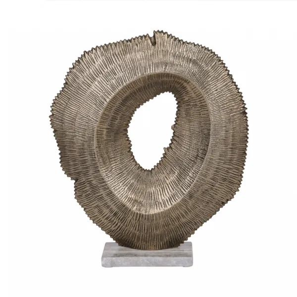 Hillcrest Antique Gold Aluminium Sculpture