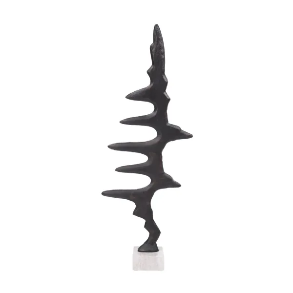 Pulse Antique Black Aluminium Sculpture