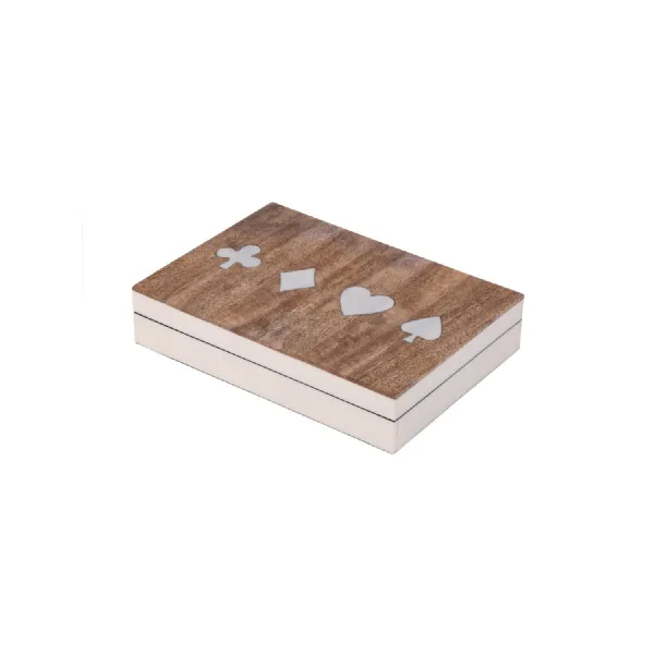 Maisey Wooden And Resin Card Box 2pk Cards