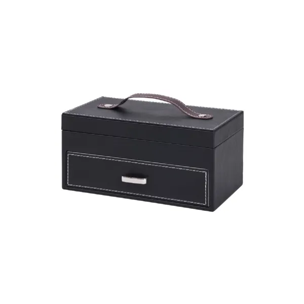 Montaire Poker Set In Black Pu Leather Case