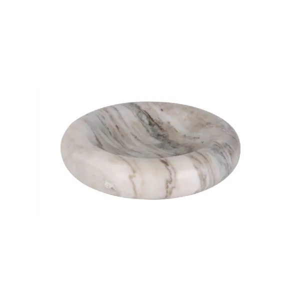 Orla Beige Marble Sculptural Bowl
