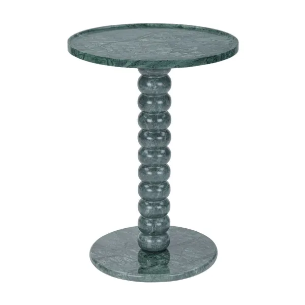 Totem Green Marble Side Table