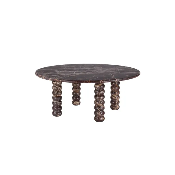 Totem Red Marble Coffee Table