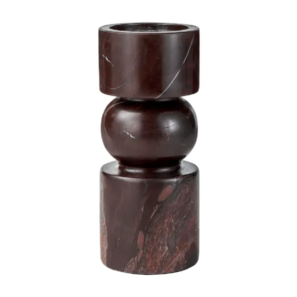 Cassia Red Jasper Candle Holder Large