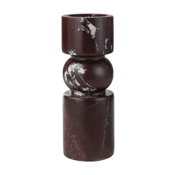 Cassia Red Jasper Candle Holder Small