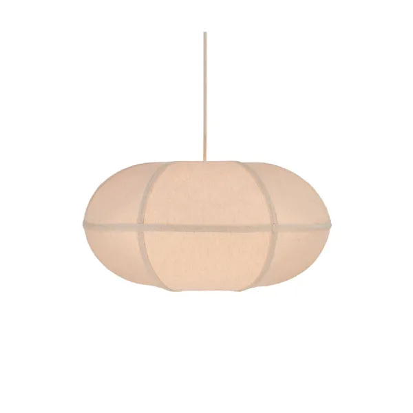 Leina Cotton Oval Pendant