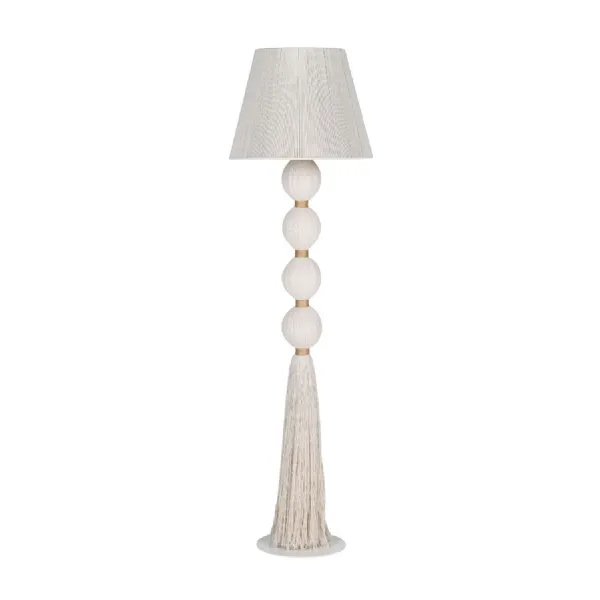 Fae Rope Floor Lamp 140cm With Shade