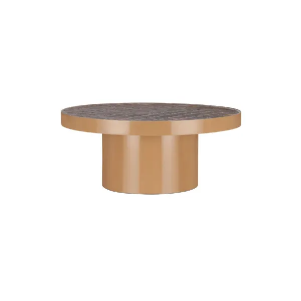 Navero Ceramic Tiled Top Coffee Table 30 Cm