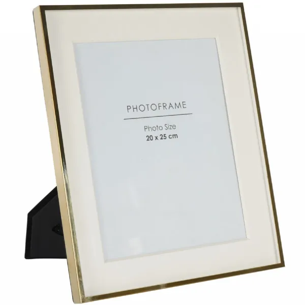 Strand Photo Frame Iron Gold 20x25cm 3D
